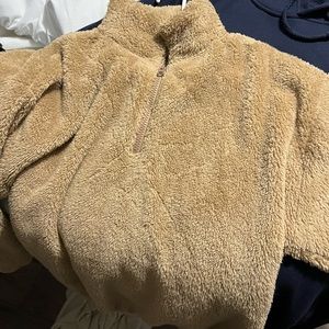 Fuzzy Tna Quarter Zip